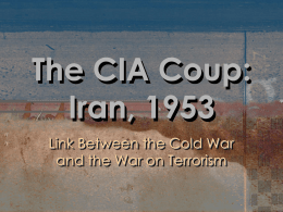 The C.I.A. in Iran - Online