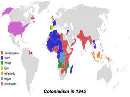 Colonialism in 1945
