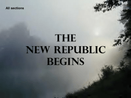 The New Republic Begins (Chp. 9)