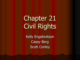 Chapter 21 Civil Rights