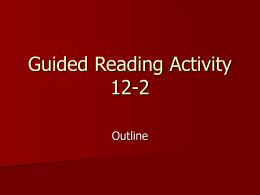 Guided Reading Activity 12-2