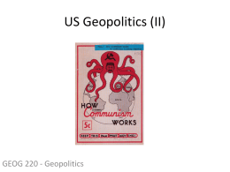 Geopolitics (II)