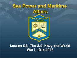 Sea Power and Maritime Affairs