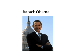 Barack Obama - Country Study