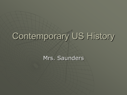Contemporary US History - Suffolk Public Schools Blog