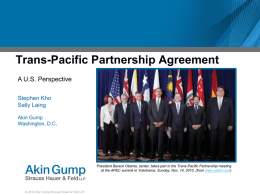 Trans-Pacific Partnership Agreement
