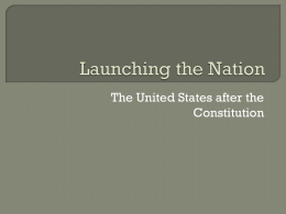 Launching the Nation