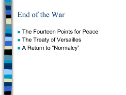 End of War PowerPoint