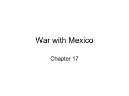 War with Mexico PowerPoint
