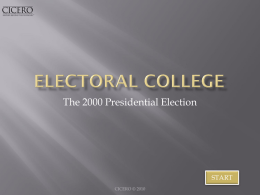 Electoral college ppt - West Ada School District