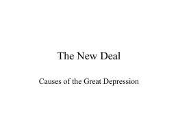 The Great Depression And World War 11