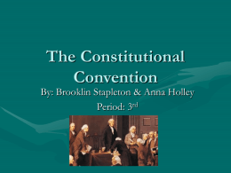 The constitutional convention
