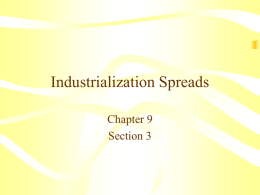 industrialization spreads