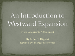 Westward Expansion 3