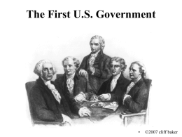 First US Government