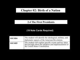 Chapter 02: Birth of a Nation