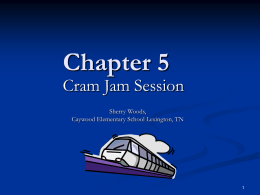 Chapter 5 Cram Jam