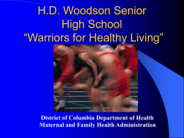Nutrition Habits among District of Columbia High