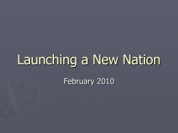 Launching a New Nation