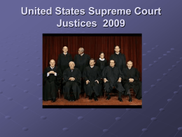 US Supreme Court members 2008