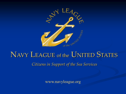 Navy League At Work - Navy League of the United States