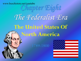 ch. 8 The United States of North America