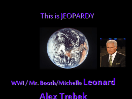 jeopardy - Grosse Pointe Public School System
