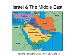 6Israel & The Middle East1