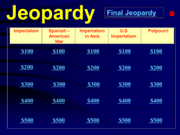 Jeopardy - Issaquah Connect