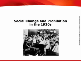 20.3 - Scopes Trial and Prohibition