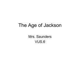 VUS 6 b the Age of Jackson