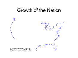 Growth of the Nation - Chicago High School for Agricultural Sciences