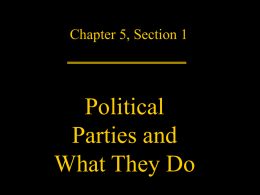 political party