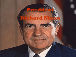 Nixon`s Presidencey (watergate)