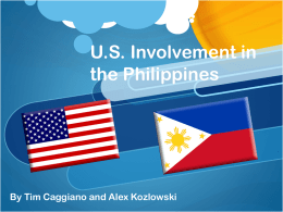 U.S. involvement in the Philippines