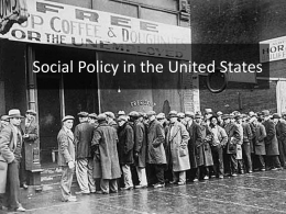 Social Policy in the United States