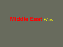 Middle East Wars