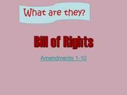 "A bill of rights is what the people are entitled to against every