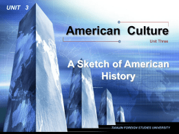 A Sketch of American History