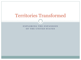 Territories Transformed