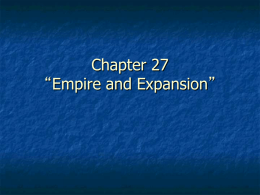 Chapter 29 “The Path of Empire” - Mr. Carnazzo`s US History Wiki