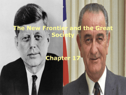 Kennedy`s New Frontier
