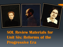 SOL Review Unit Six PowerPoint - pams