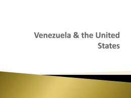 Venezuela & USA - Personal.psu.edu