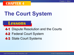 State Court Systems