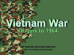 Origins of Vietnam War