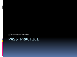 Pass Practicex - Anderson School District Five