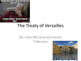 The Treaty of Versailles-KSU
