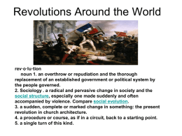 Revolutions Around the World