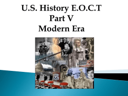 EOCT-Post World War II to the Present PPT